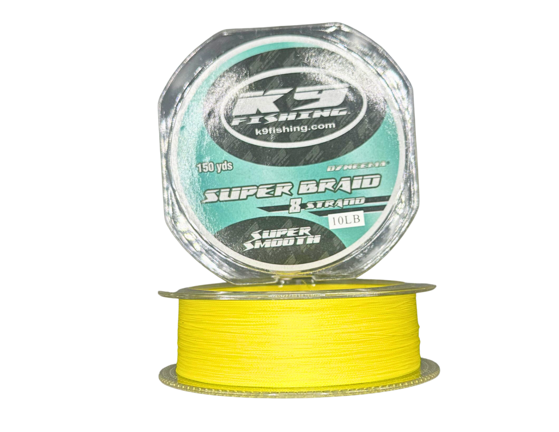 k9 braided fishing line K9 Fishing Products 5lb Hi Vis Yellow Crappie Braid