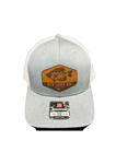 Leather Crappie Patch Hat